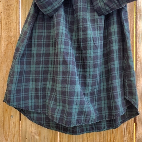Beach Lunch Lounge - Plaid Off Shoulder Blouse - Picture 6 of 13